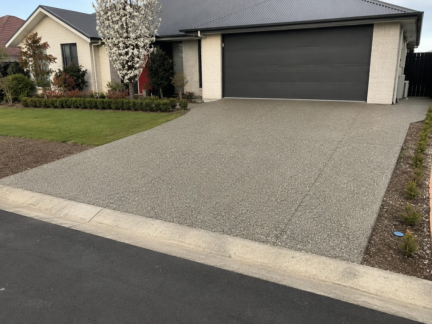 Exposed aggregate driveway Hamilton