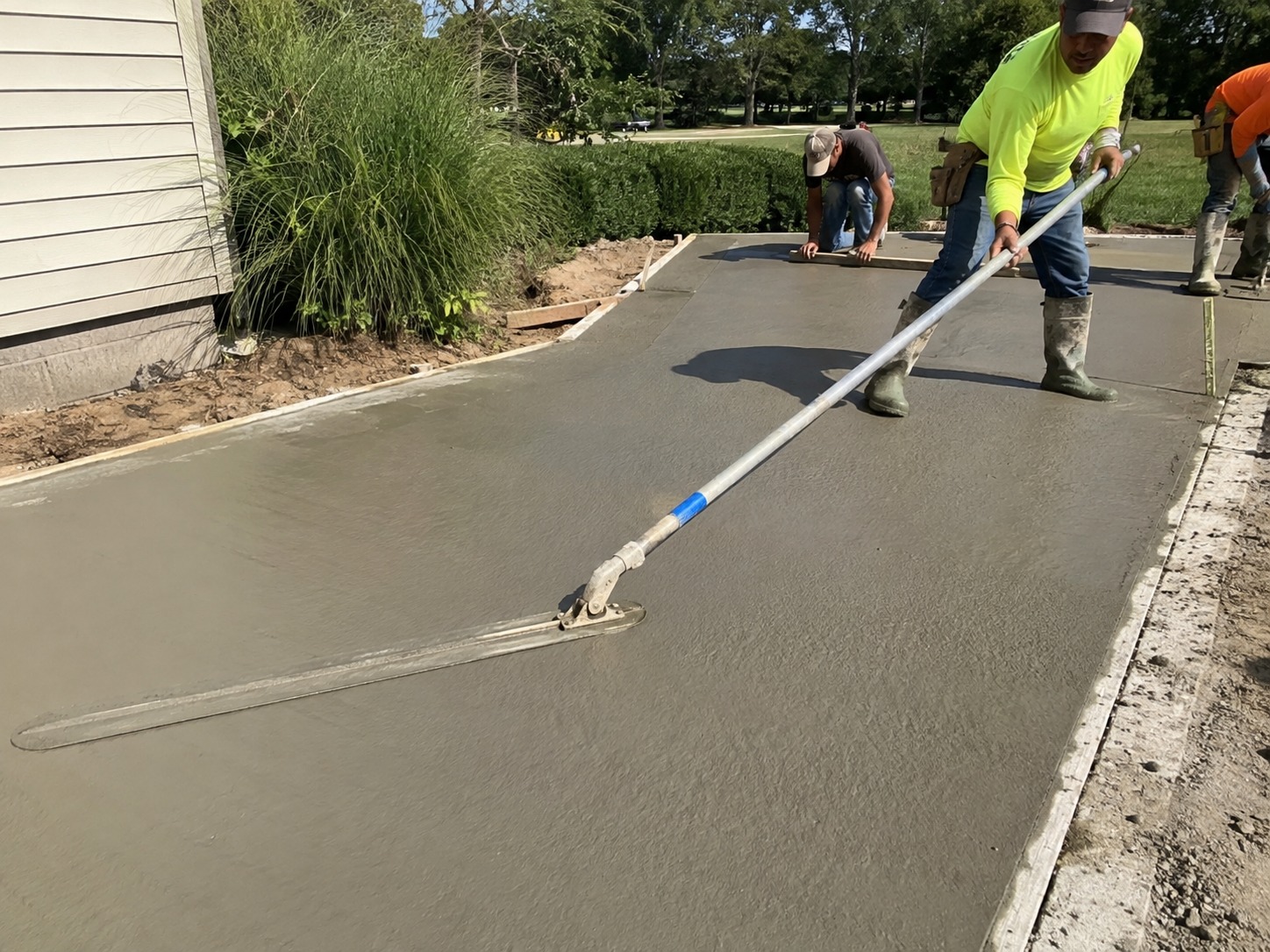 Concrete finishing in Hamilton